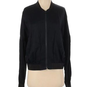 Lola and Sophie black full zip lightweight jacket sz‎ large